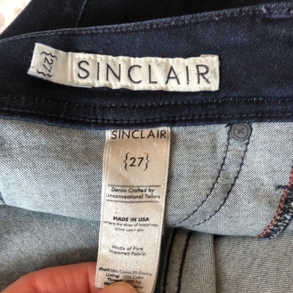 ⭐️2 FOR $20⭐️ Sinclair dark wash skinny jeans -27 - Picture 6 of 12